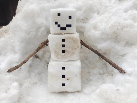 我的世界雪块怎么做