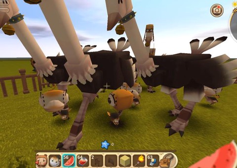 迷你世界怎么骑鸵鸟鞍[图2]