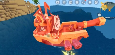 迷你世界怎么做海盗船